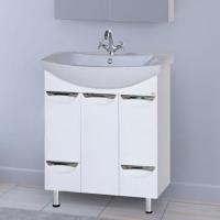 Тумба с раковиной Misty Лаванда 75 с ящиками