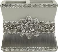 Стакан Avanti Braided Medallion Silver для зубных щеток