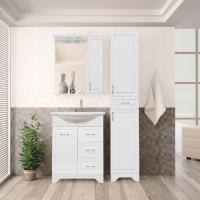 Мебель для ванной Style Line Олеандр-2 65 Люкс 3 ящика, белая