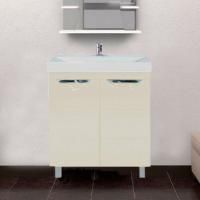 Тумба с раковиной Misty Петра 65 бежевая эмаль