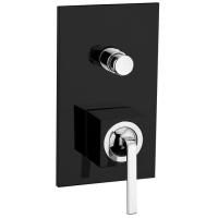 Смеситель для ванны Webert Wolo WO860101564 с внутренней частью, черный