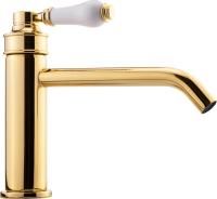 Смеситель для раковины Migliore Ermitage Mini 28578 белый с золотом