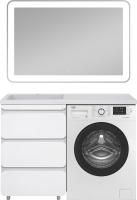 Мебель для ванной Misty Чегет 120 L, под стиральную машину