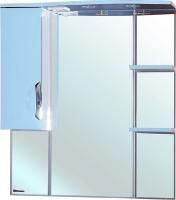 Зеркало-шкаф Bellezza Лагуна 85 L голубой