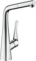 Смеситель для кухни Hansgrohe Metris M71 73828000 хром