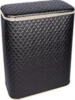 Корзина для белья Geralis CBG-B коричневая, золото, стандартная