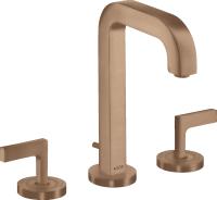 Смеситель для раковины Axor Citterio 39135310 шлифованное красное золото