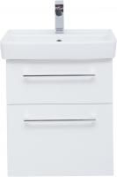 Тумба с раковиной Dreja Q max 55 белый глянец