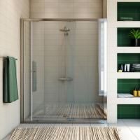 Душевая дверь в нишу GuteWetter Guwer GK-662D 160 см стекло бесцветное, профиль хром Душевая дверь в нишу GuteWetter Guwer GK-662D 160 см стекло бесцветное, профиль хром