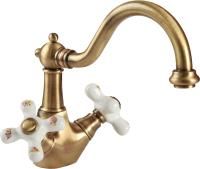 Смеситель для раковины Migliore Provance 19466 бронза