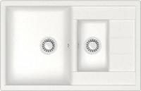 Мойка кухонная ZETT lab. T210Q001 белый лед