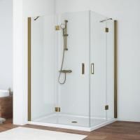 Душевой уголок Vegas Glass AFA-F 120*110 05 01 L профиль бронза, стекло прозрачное