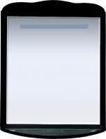 Зеркало Misty Дайна 85 черное, с подсветкой