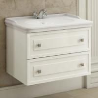 Тумба с раковиной Comforty Феррара 80, подвесная, белая