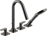 Смеситель на борт ванны Axor Citterio M 34454330 полированный черный хром