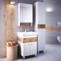 Мебель для ванной Iddis Carlow 55 напольная, белая, дерево