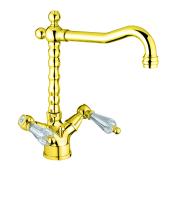 Смеситель для кухни Fiore Gioielli Swarovski® 08OO0625, золото