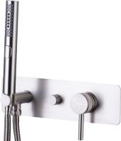 Смеситель для душа Allen Brau Priority 5.31009-BN с внутренней частью брашированный никель