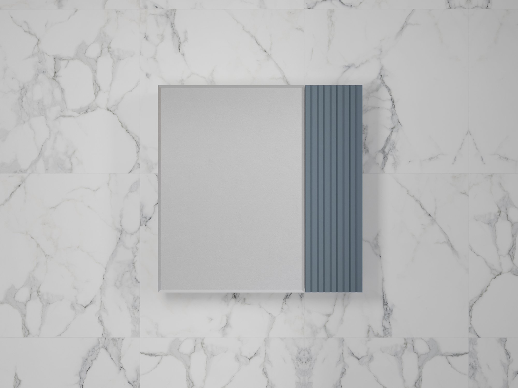 Зеркальный шкаф Style Line Стокгольм 70 графит софт