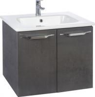Тумба под раковину Bellezza Луиджи 60 серая, подвесная