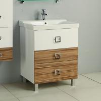 Тумба под раковину Aquaton Стамбул 65 М эбони светлый