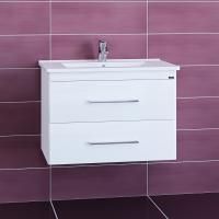 Тумба с раковиной СанТа Вегас 75 подвесная, 2 ящика