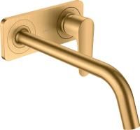 Смеситель для раковины Axor Citterio M 34115950 шлифованная медь