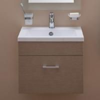 Тумба с раковиной Aquanet Нота 50 светлый дуб