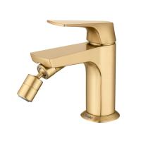 Смеситель для биде RagloR07.50.03 сатин золотой