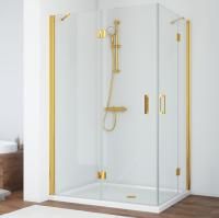 Душевой уголок Vegas Glass AFA-F 120*80 09 01 L профиль золото, стекло прозрачное
