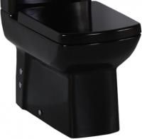 Чаша для унитаза-компакта Creavit Lara LR361.4 к стене, черная