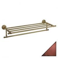 Полка Migliore Mirella ML.MRL-M084.RA с полотенцедержателем, медь