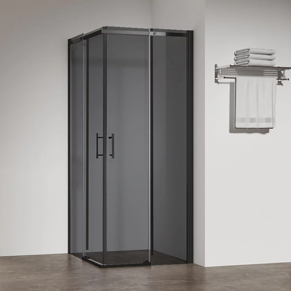 Душевой уголок Veconi Rovigo RV-50B Grey 80x80