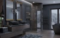 Душевой уголок Ambassador Diamond 12011109 90x90 см