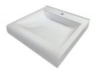 Раковина в ванную комнату для установки над стиральной машинкой. Крепится на кронштейны, которые входят в комплект поставки. Верхний слой высококачественного гелькоута образует декоративно-защитное покрытие.