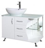 Тумба под раковину Bellezza Рио 90 L белая