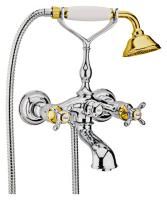 Смеситель для ванны Webert Ottocento OT720201017 хром-золото