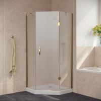 Душевой уголок Vegas Glass AFA-Pen LUX 100 05 10 R профиль бронза, стекло сатин