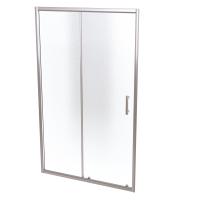 Душевая дверь в нишу Taliente TA-120MP, профиль глянцевый хром, стекло матовое