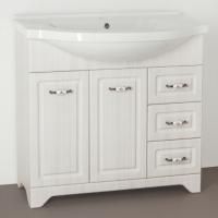 Тумба под раковину Style Line Олеандр-2 90 Люкс, рельеф пастель