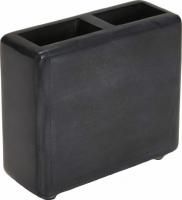 Стакан Kassatex Noir ANO-TBH-BK для зубных щёток, темно-серый