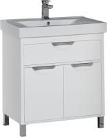 Тумба под раковину Aquanet Гретта 75 белая