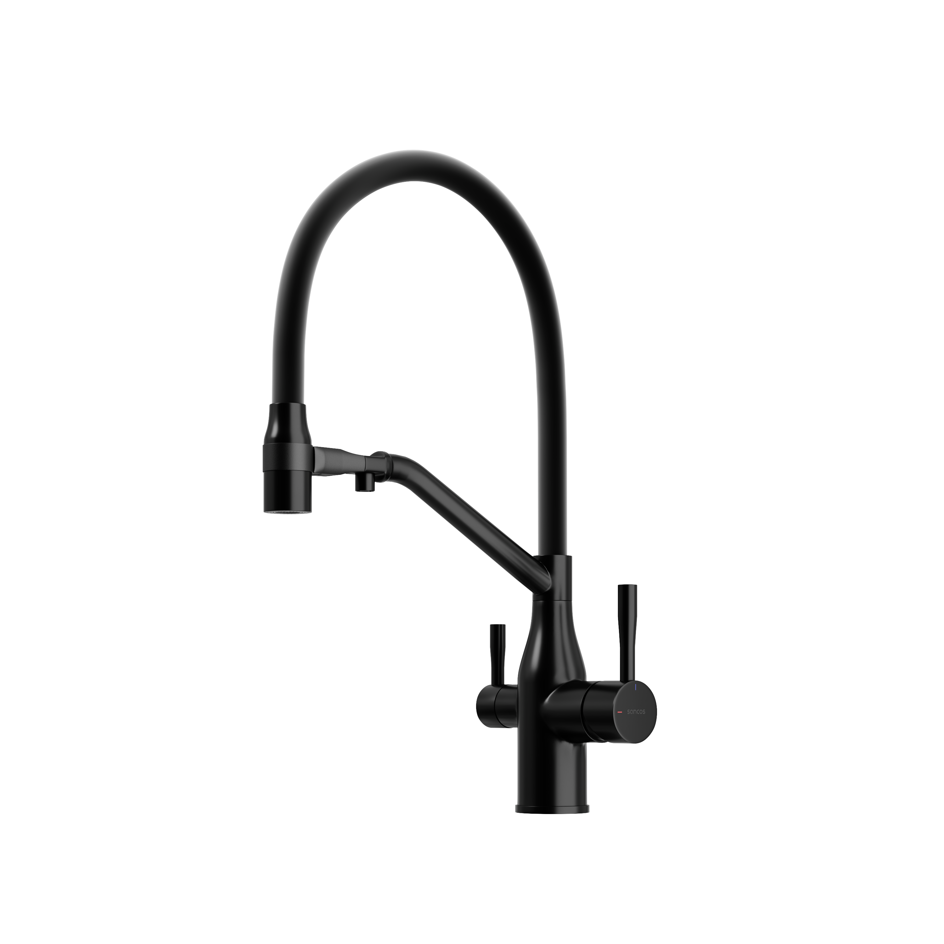 Смеситель для кухни Sancos Orta SC4008MB, матовый черный