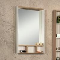 Зеркало Aquaton Йорк 60 белый/дуб сонома