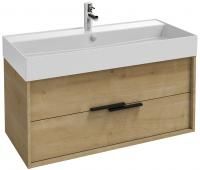 Тумба с раковиной Jacob Delafon Vivienne 100 арлингтонский дуб, ручки на выбор