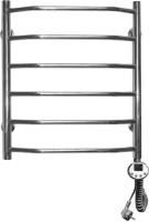 Полотенцесушитель электрический Domoterm Лаура П6 50x60, хром, R Полотенцесушитель электрический Domoterm Лаура П6 50x60, хром, R