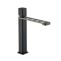 Смеситель для раковины Webert One-X OX830402441, черный/сталь