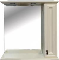 Зеркало-шкаф Misty Лувр 85 R слоновая кость