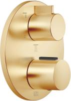 Смеситель для душа Dorn Bracht Rounded generic 36427970-28 термостат, сатинированная латунь