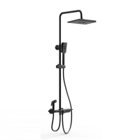 Душевая стойка Wonzon & Woghand WW-B3310-MB с термостатом